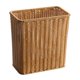 thumbnail image 3 of Cubo De Basura Rectangular Para Espacios Estrechos, Para Inodoro, Sala De Estar, Oficina, Marrón Claro, 3 of 5