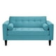 thumbnail image 1 of Sofa Retro 2c Felpa 00 Turquesa, 1 of 6