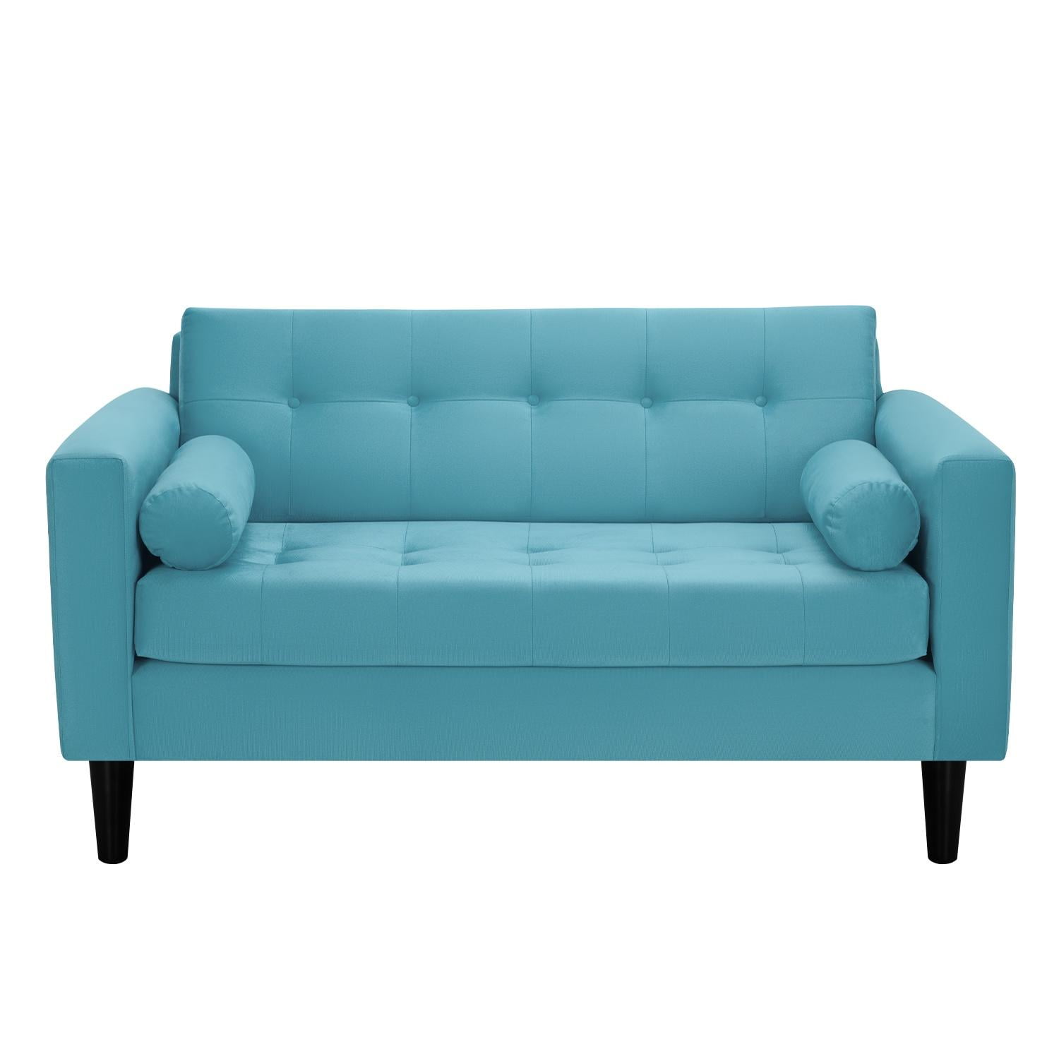 Bodevir - Sofa Retro 2c Felpa 00 Turquesa