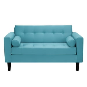 Bodevir - Sofa Retro 2C Felpa 00 Turquesa