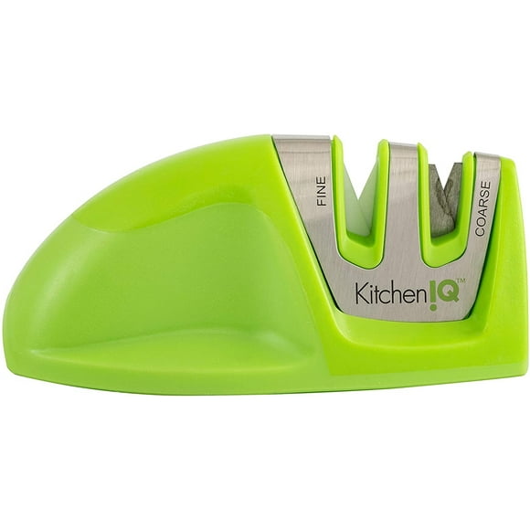 Afilador DE cocina KitchenIQ EDGE GRIP 2-STAGE Verde