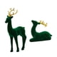 thumbnail image 4 of 2 Piezas Figuritas de Reno Adornos para Estantería Esculturas de Ciervo Decoración de Escritorio de Resina con Superficie Suave Adecuado para El Estu Verde, 4 of 5