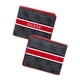 thumbnail image 2 of Wallet Guess RFID para hombre, piel, pliegue delgado, color carbón/rojo, 2 of 6