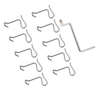 Bothyi - 10X Herramienta Para Tensar Alambre De Cerca Herramienta De Jardín Para Torsión De Alambre De Metal Para Poste De Cerca 10 Piezas Y 1 Llave