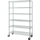 thumbnail image 1 of Estante Cromado 6 Niveles con Ruedas 120x45x188 cm, 1 of 3