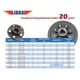 thumbnail image 4 of Juego de 2 cubos de arrastre LIBRA 6x5.5" 5200‑6000 lb para eje de remolque - 22019K, 4 of 6