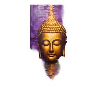 Genérico - Cuadro Buda Abstracto 30X60 Cm