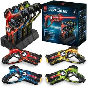 Laser Tag Blasters Best Choice Products, Juego De 4 Unidades Recargables