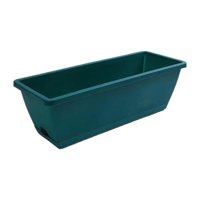 Magideal - 2 Piezas De Jardinera Para Ventana, Maceta Para Flores, Organizador Rectangular, Decoraciones, Contenedores Para Plantas, Macetas, Cajas Para Jardín Verde