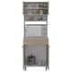 thumbnail image 4 of Mueble Para Microondas Kitchen-60 Blanco Y Rovere 169x60x35,1 Cm, 4 of 9