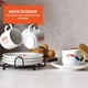 thumbnail image 4 of Juego de tazas y platillos para espresso IMUSA Cuba, 45 ml, 8 piezas con estante, 4 of 8
