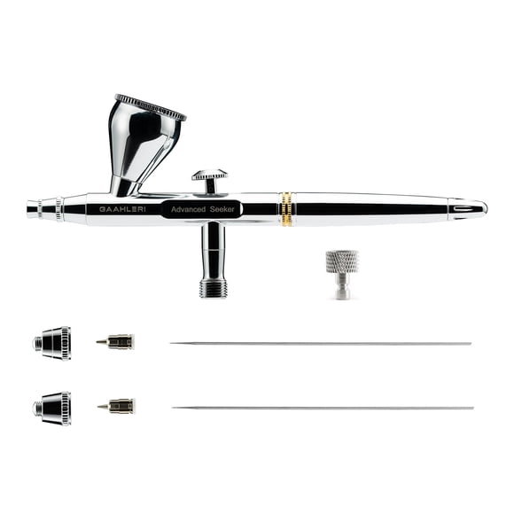 Aerógrafo Gaahleri Seeker de doble acción, set de 0,3 y 0,5 mm