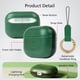 thumbnail image 5 of Funda de cuero italiano verde para AirPods Pro 2 (2022) alto, 5 of 8
