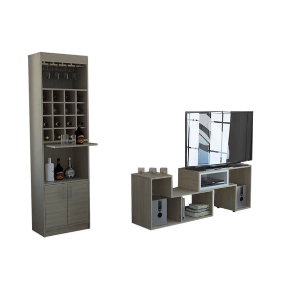 Bar Kava Beijing Rovere + Rack 40 Pulgadas