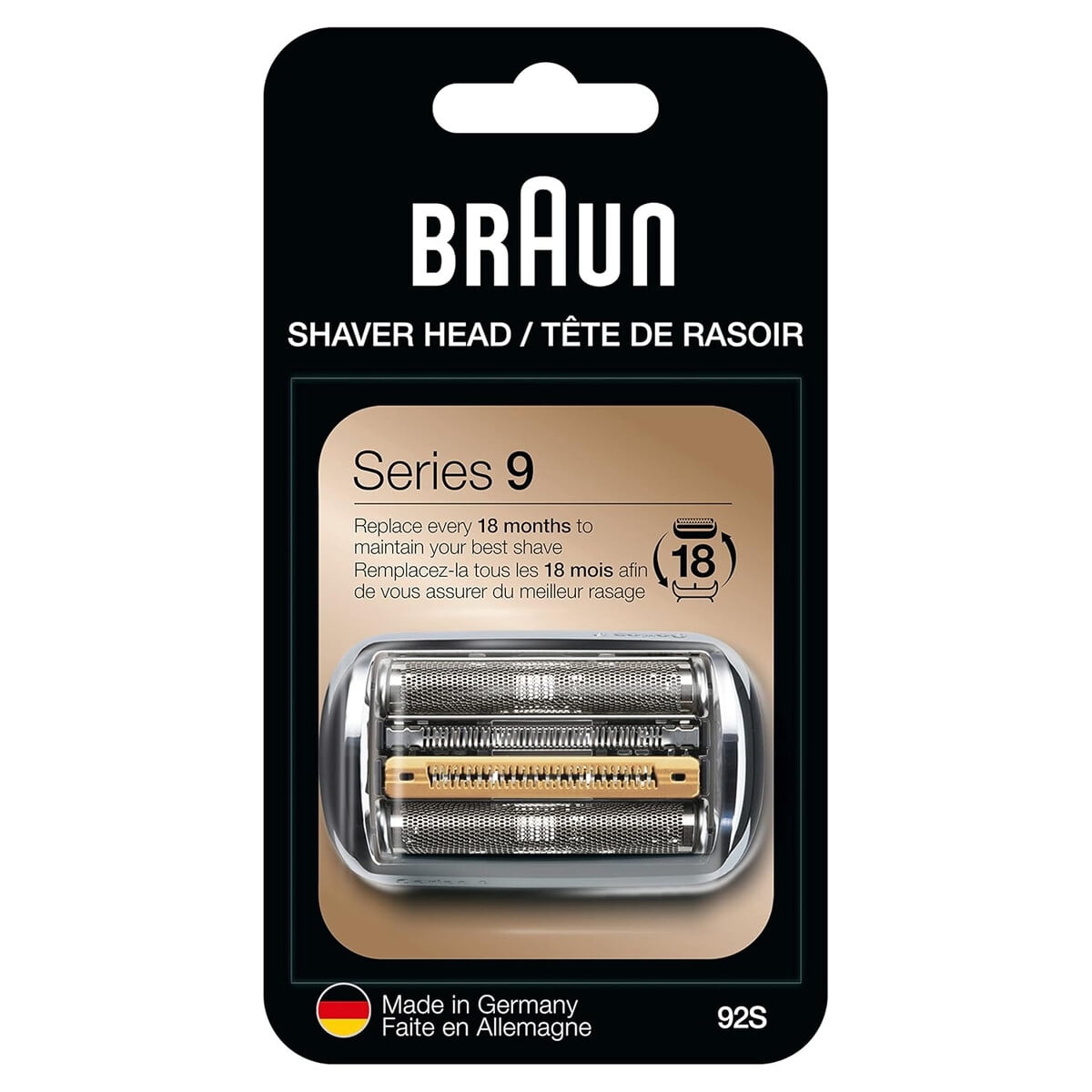 Cabezal Afeitadora Braun Series 9 92s Repuesto Original