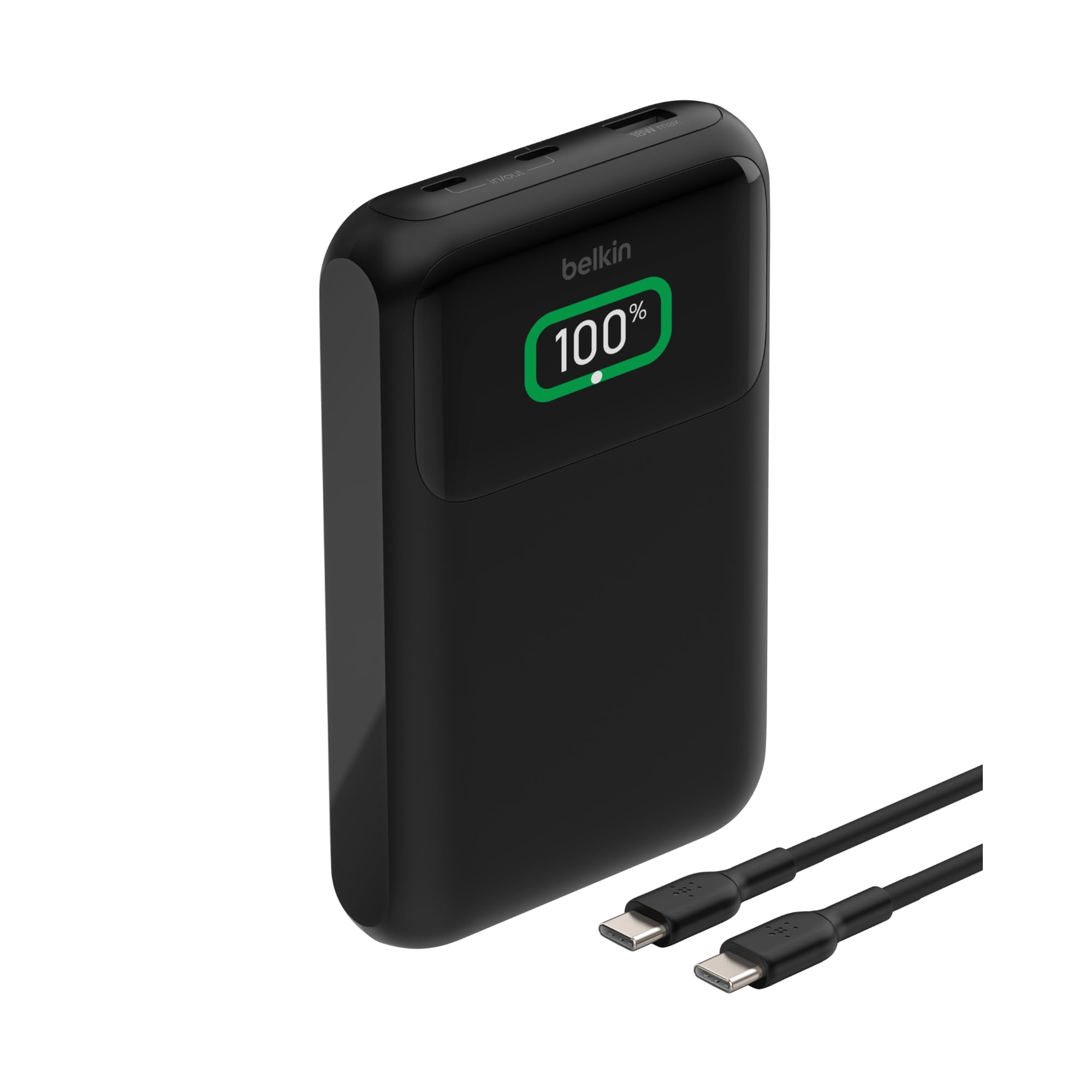 Batería Externa Belkin Boostcharge 20k, 3 Puertos Y 65 W Con Usb-c Y Usb-a