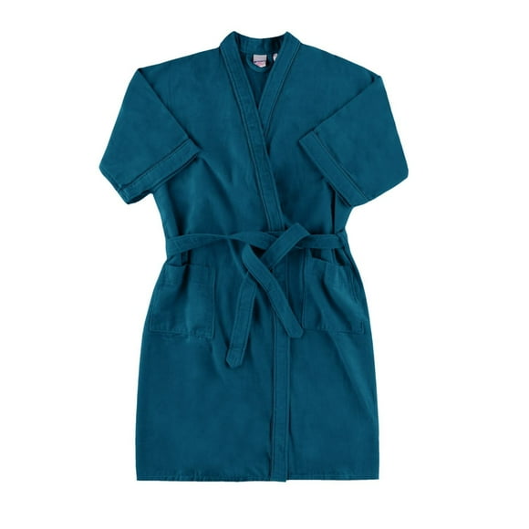Bata Venus Azul Atlántico Terciopelo XL - 300g/m² - 100% Algodón