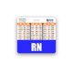 thumbnail image 2 of Soporte de Credencial RN Horizontal con Gráficos de Conversión de Altura y Peso (Azul), 2 of 3