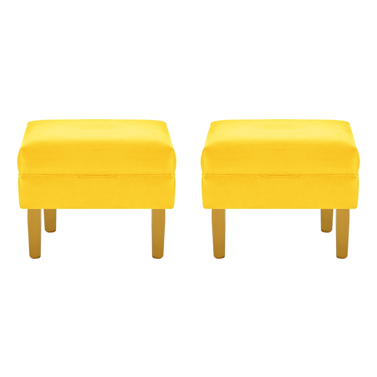 Bodevir - Set Pouf Sky 1c Felpa 01 Amarillo
