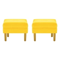 Bodevir - Set Pouf Sky 1C Felpa 01 Amarillo