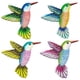 thumbnail image 3 of Paquete De 4 Estatuas De Decoración De Arte De Pared De Colibrí Para Colgar Para Decoración De Césped Interior, 3 of 5