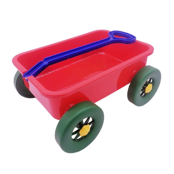 Juego De Simulación, Vagón De Juguete, Actividades En La Playa, Coche De Juguete Para Tirar, Para Interior, Patio Junto Al Mar, Rojo
