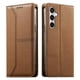 thumbnail image 5 of Funda tipo cartera con bloqueo RFID para Samsung Galaxy S25 FE cubierta magnética de cuero con tapa y soporte Marrón, 5 of 6