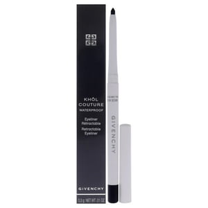 Givenchy - Delineador De Ojos Retráctil Resistente Al Agua Khol Couture - 01 Negro De Para Mujer - Lápiz De Ojos De 0,01 Oz
