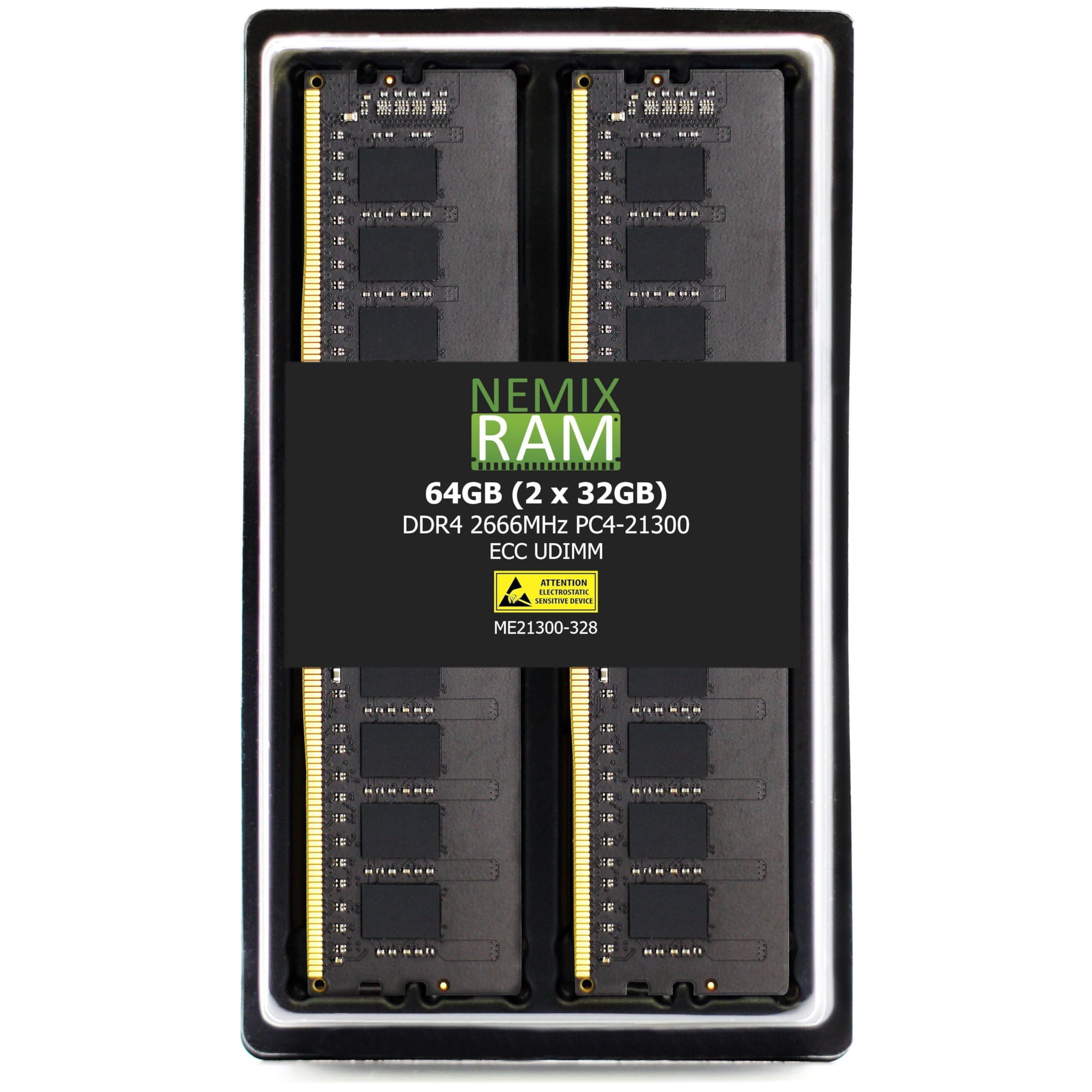 Kit De Memoria Nemix Ram 64 Gb Ddr4 2666 Mhz Ecc Udimm