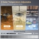 thumbnail image 3 of Ventilador de Techo para Exterior AHAWILL 58 cm Luz 3CCT 6 Velocidades, 3 of 8