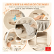 thumbnail image 2 of Cocina de madera infantil estilo rústico para niños #2, 2 of 3