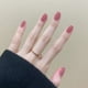 thumbnail image 1 of 24 pcs/box Cute and Glossy Pink Press On Nails for Women - Reusable and Easy to Apply - Includes Nail File for a Perfect Finish, 1 of 3