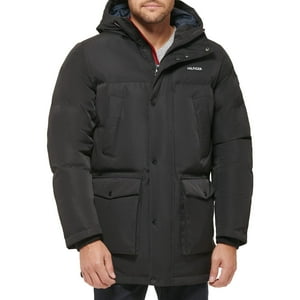Parka Tommy Hilfiger Arctic Cloth Heavyweight Negra Xxl Para Hombre