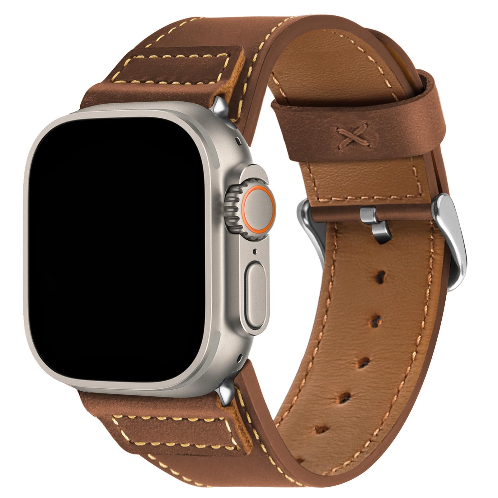 Wristitani - Correa De Pulsera De Piel Compatible Con Apple Watch Ultra 2