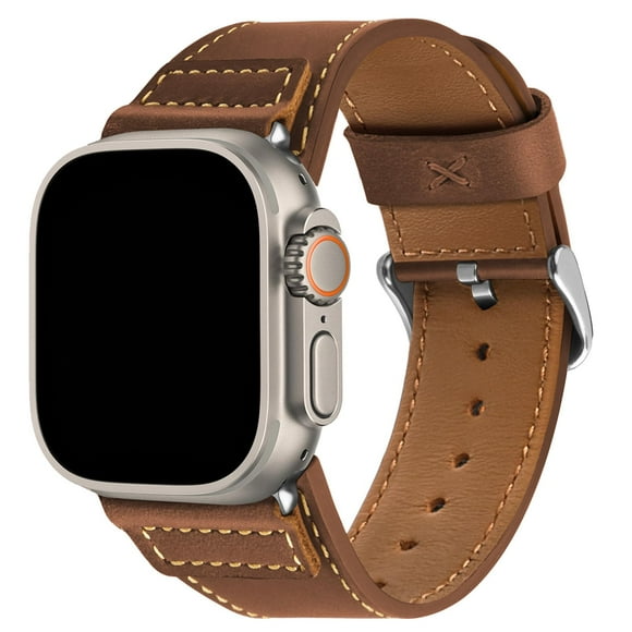 Correa de pulsera de piel compatible con Apple Watch Ultra 2