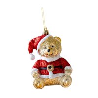 Magideal - Adornos Navideños, Adorno Colgante, Regalo, Decoración Para Árbol De Navidad, Colgante, Decoración Para Árbol De Navidad Para Cumpleaños, Boda, Chimen Oso