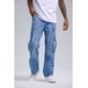 thumbnail image 1 of Jeans Hombre Cargo Lavado Azul, 1 of 4