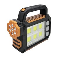 Importclick - Linterna Reflector Luz Solar Portátil Carga Usb Naranjo