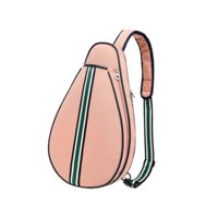Magideal - Bolsa De Tenis Portátil Para Bádminton Con Correa Ajustable, Bolso De Hombro Multiusos, Bolsa Para Raqueta De Tenis Para Adultos, Bolsa De Almacenamie