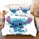 thumbnail image 1 of v2897 Bed Sheets Stitch Duvet Cover Anime Cartoon Children Set Comforter Queen Twin Size Grade A Printed Bedding Quilt Cover 3-Piece Bedding Set (1 Duvet Cover + 2 Pillow Shams) Bed Sheets ju2897, 1 of 5
