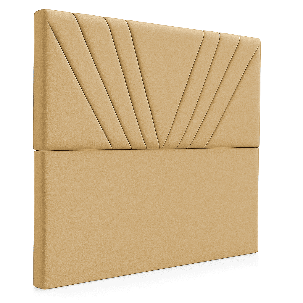 Ethan Desing - Respaldo De Cama 2 Plazas Beige Siena