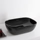 thumbnail image 3 of Lavabo rectangular para montaje superior Whitehaus WH71302-F04 negro, 3 of 3