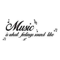 Rienda Libre Graphics - Decomural What Feelings Sound Like Music Ws-44253