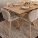 thumbnail image 3 of Comedor Mesa Greta Wood 160x90 + 6 Sillón Rubik Velvet Beige, 3 of 4