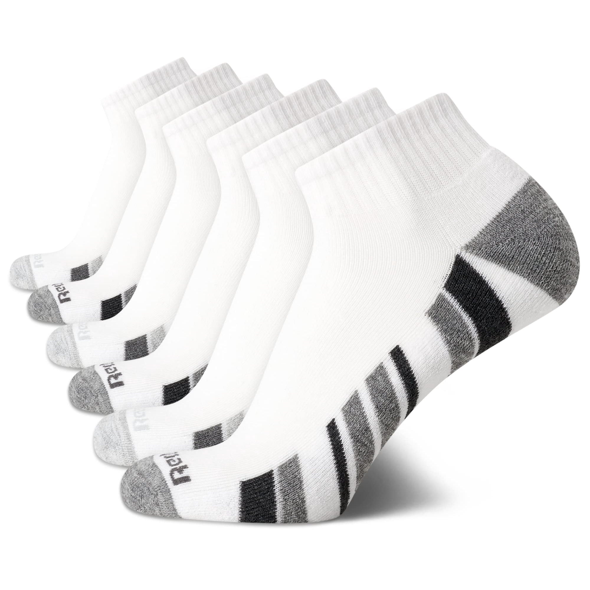 Reebok - Pack De 6 Calcetines Quarter Para Hombre Tallas 6 12 5 Color Blanco