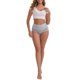 thumbnail image 2 of INSPIRE CHIC Ropa interior de algodón de talle alto para mujer con control de abdomen y levantamiento de glúteos, bragas de talla grande posparto, paquete de 5, M, 2 of 5