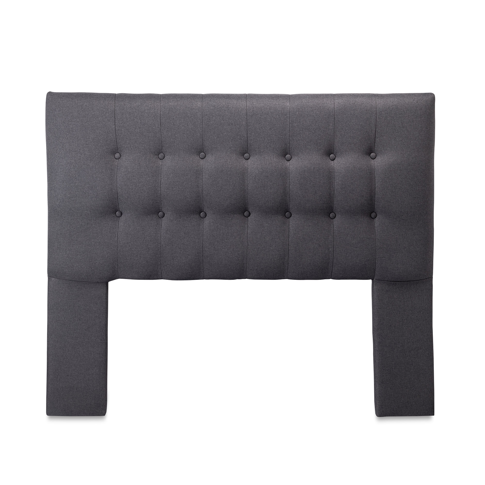 Dgb - Respaldo Cama 2 Plazas Lino Gris Oscuro Sevilla Cp