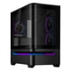 thumbnail image 1 of Gabinete PC ASUS Prime AP202 ARGB negro mATX con vidrio templado, 1 of 9