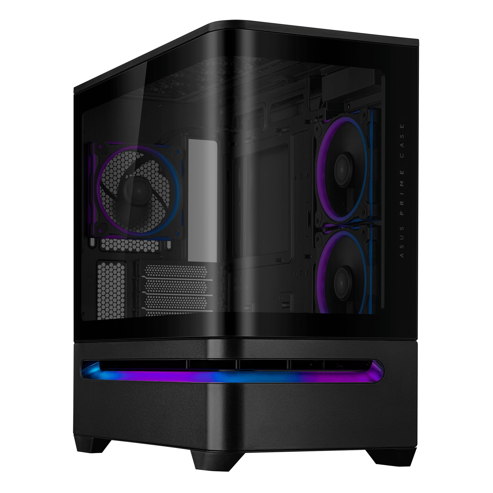 Gabinete Pc Asus Prime Ap202 Argb Negro Matx Con Vidrio Templado