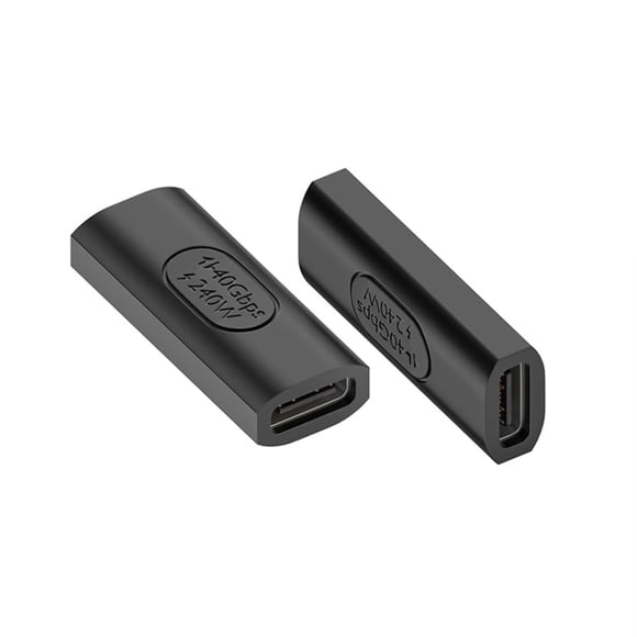Adaptador acoplador JORINDO PD240W Tipo-C USB 4.0 hembra x2
